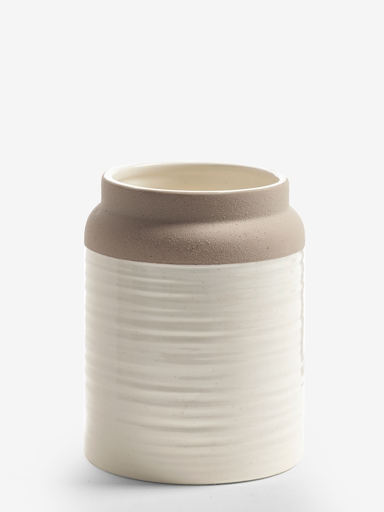 White Kya Utensil Pot - Image 4 of 4 White Kya Utensil Pot - Image 4 of 4