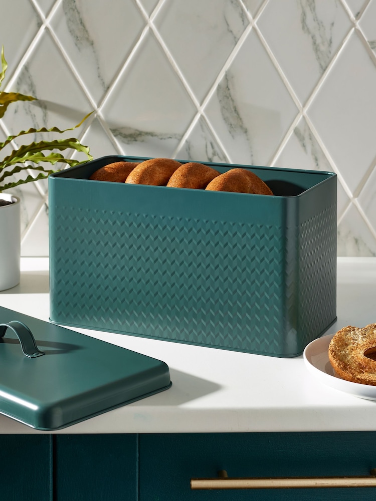 Forest Green Oakley Bread Bin - Image 1 of 2