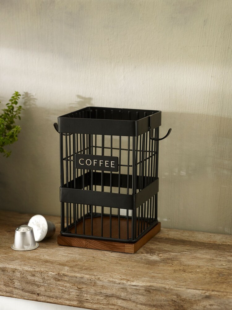 Black Bronx Coffee Pod Holder With Mug Hooks - Image 2 of 4