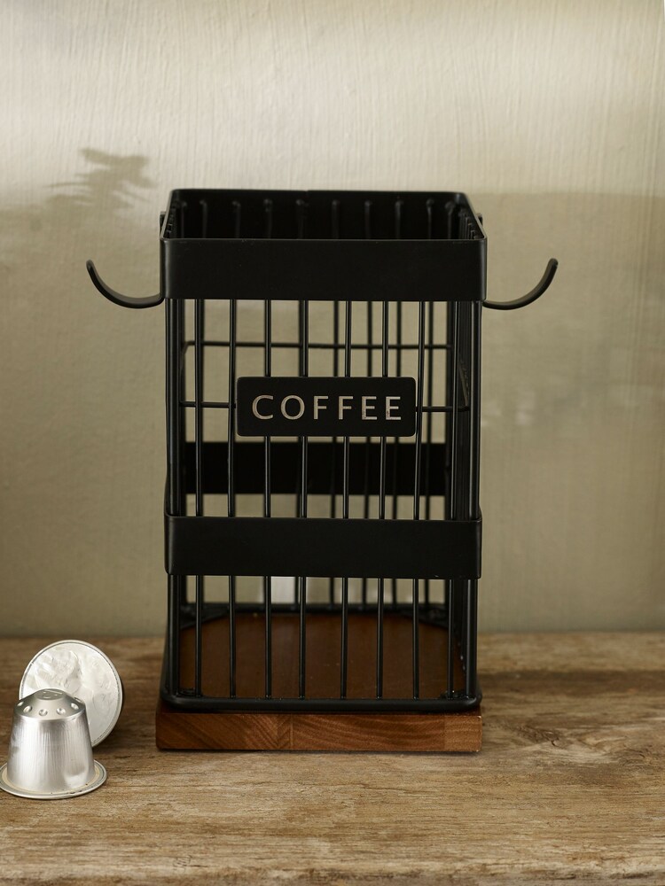 Black Bronx Coffee Pod Holder With Mug Hooks - Image 3 of 4