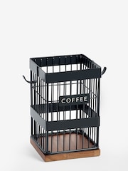 Black Bronx Coffee Pod Holder With Mug Hooks - Image 4 of 4