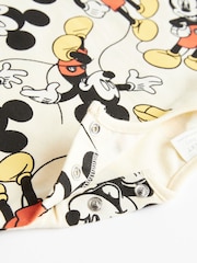 Cream/Mickey Mouse bleu - Barboteuse Jersey Baby 2 Pack - Image 6 of 7