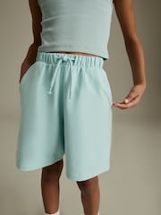 Blue Rib Vest and Sweat Short Set (3-16yrs) - Image 3 of 7