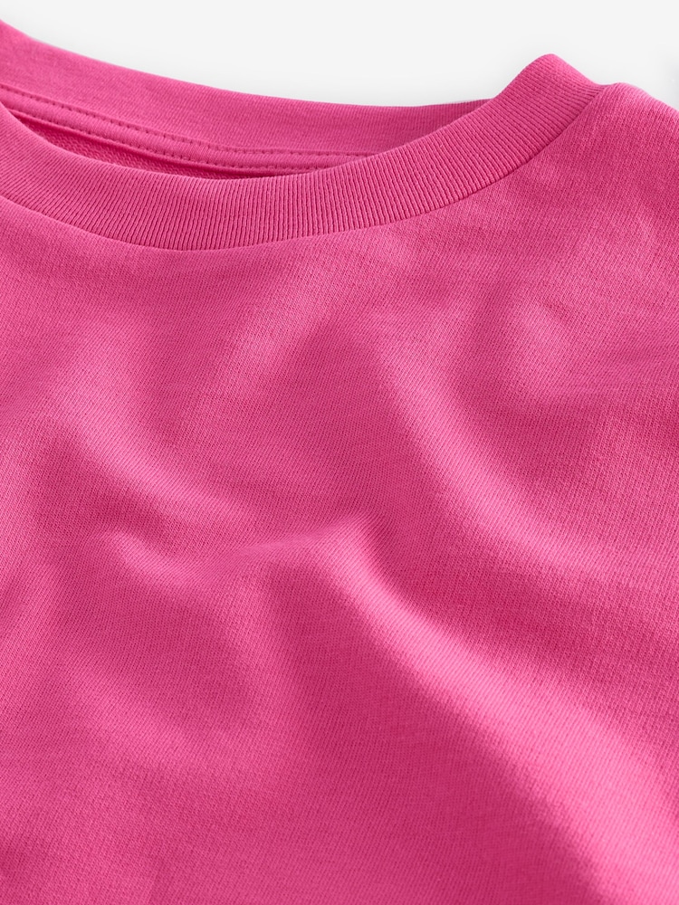 Pink Boxy T-Shirt (3-16yrs) - Image 6 of 6 Pink Boxy T-Shirt (3-16yrs) - Image 6 of 6