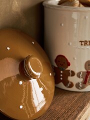Natural Gingerbread Biscuit Jar - Image 3 of 5