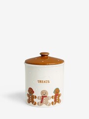 Natural Gingerbread Biscuit Jar - Image 4 of 5