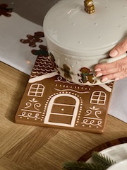Natural Gingerbread House Christmas Trivet - Image 2 of 6