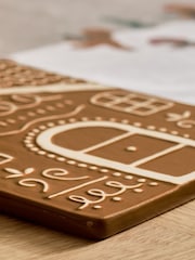 Natural Gingerbread House Christmas Trivet - Image 3 of 6