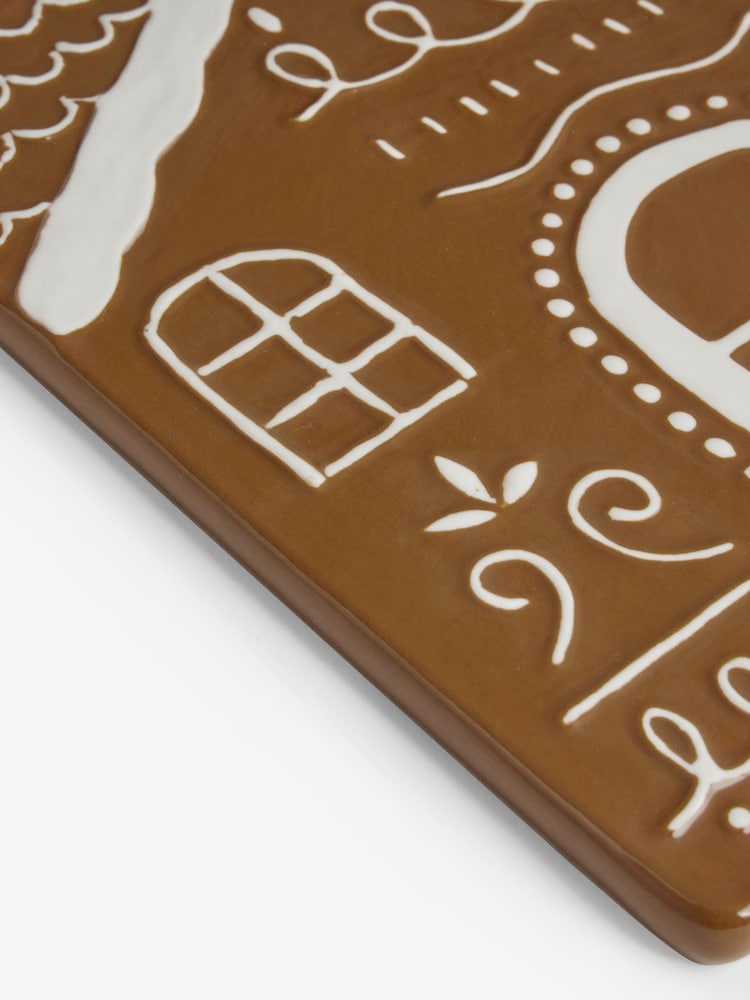 Natural Gingerbread House Christmas Trivet - Image 6 of 6