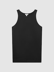 Reiss Black Gene Silk Front Vest - Image 2 of 5