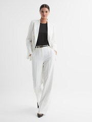 Reiss Black Gene Silk Front Vest - Image 3 of 5