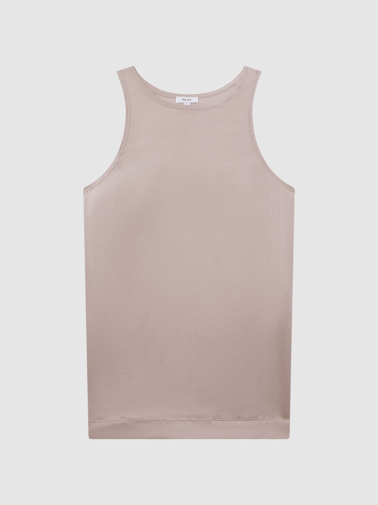 Reiss Champagne Gene Silk Front Vest - Image 2 of 7