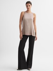 Reiss Champagne Gene Silk Front Vest - Image 3 of 7