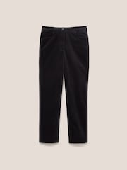 White Stuff Savannah Velvet Black Trousers - Image 6 of 7