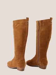 White Stuff Wide Fit Suede Knee High Boots - Image 3 of 4