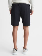 Reiss Navy Fairway Relaxed Fit Golf Performance Shorts - Image 5 of 5