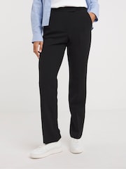 JD Williams Black Magisculpt Straight Leg Trousers Long - Image 1 of 4
