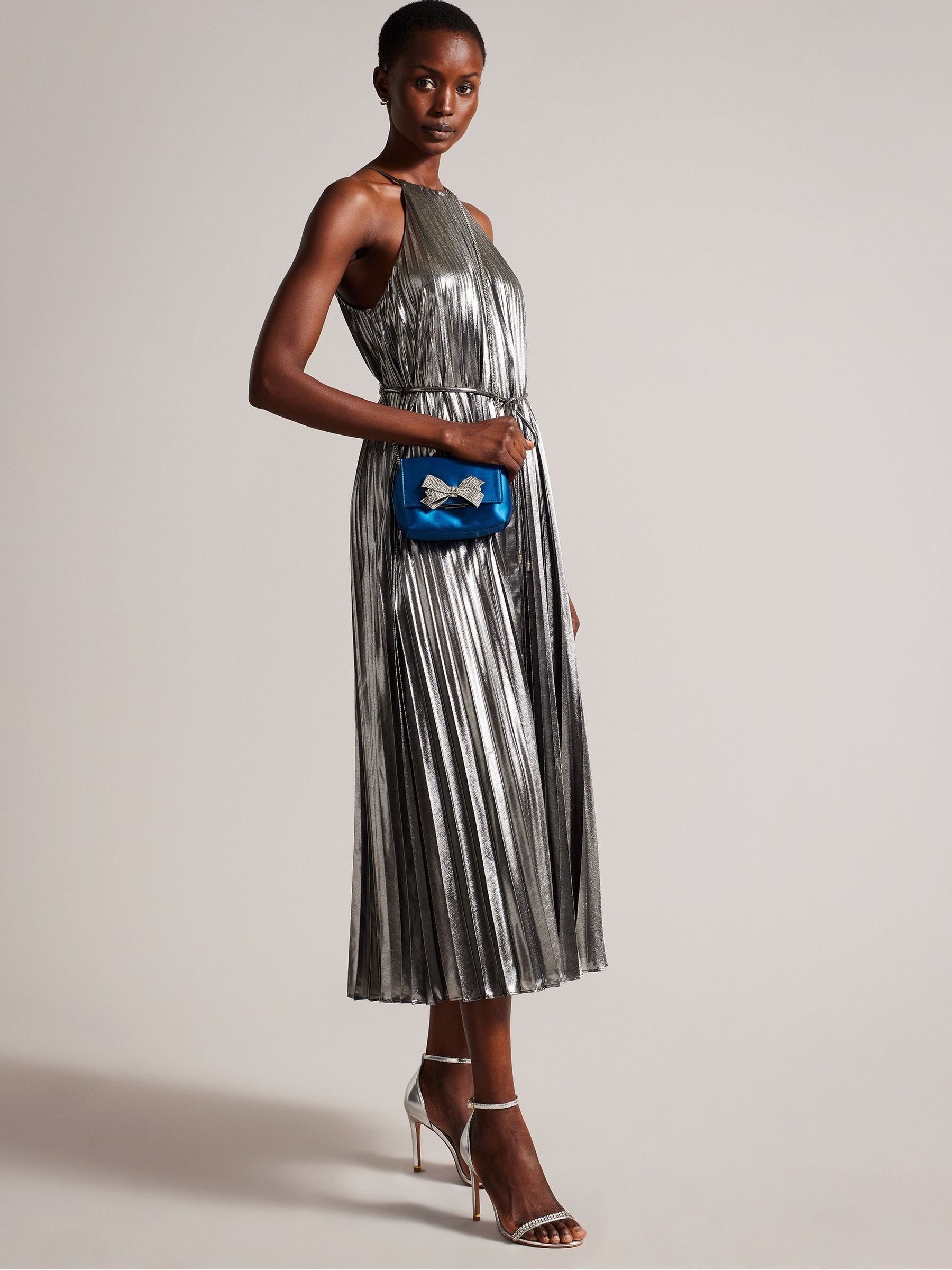 Ted baker silver dress new arrivals