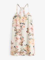 Khaki Floral 100% Cotton Slips 2 Pack - Image 2 of 4