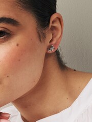 Sterling Silver Butterfly Stud Earrings - Image 2 of 3
