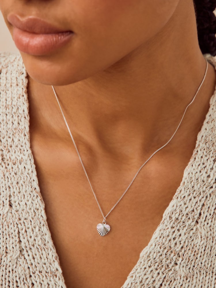 Sterling Silver Heart Necklace - Image 1 of 4