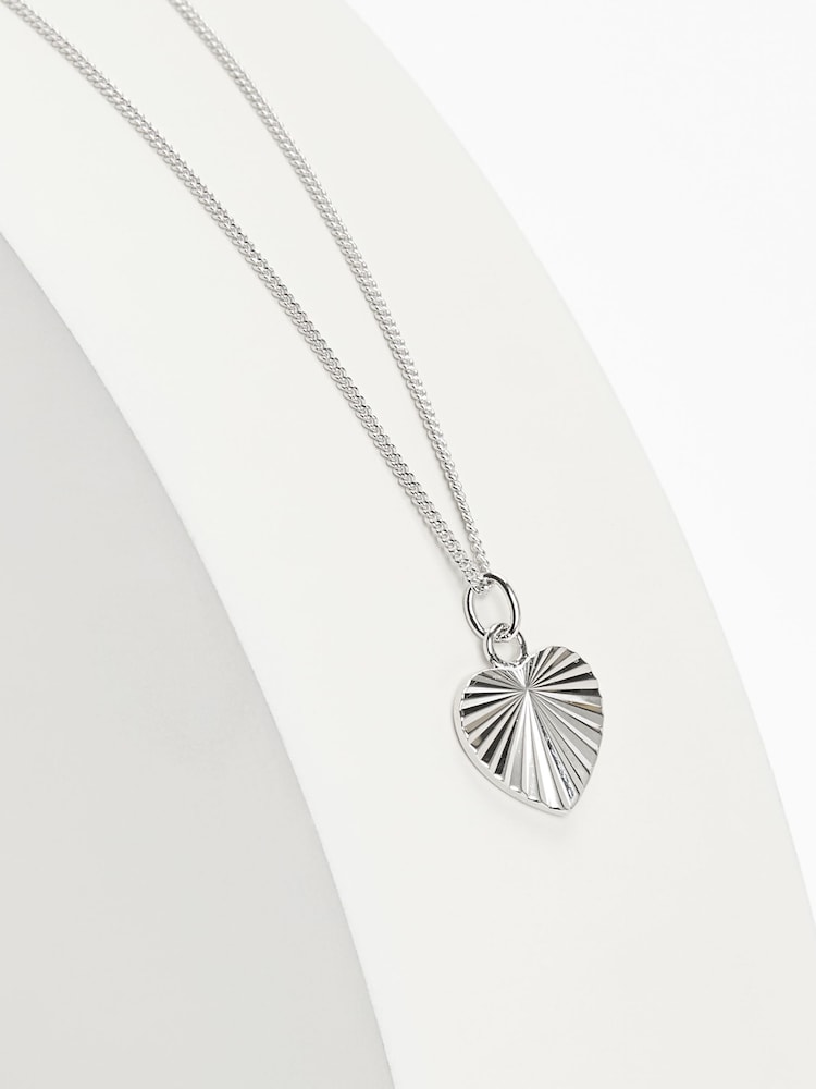 Sterling Silver Heart Necklace - Image 4 of 4