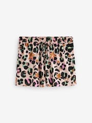 Charcoal Grey/Pink Animal Star 100% Cotton Short Set Pyjamas 2 Pack - Image 3 of 12