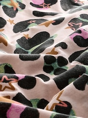 Charcoal Grey/Pink Animal Star 100% Cotton Short Set Pyjamas 2 Pack - Image 6 of 12