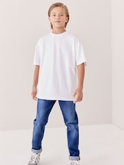 White Oversized Fit Short Sleeve T-Shirt (3-16yrs) - Image 2 of 6