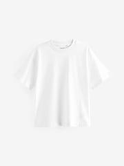White Oversized Fit Short Sleeve T-Shirt (3-16yrs) - Image 5 of 6