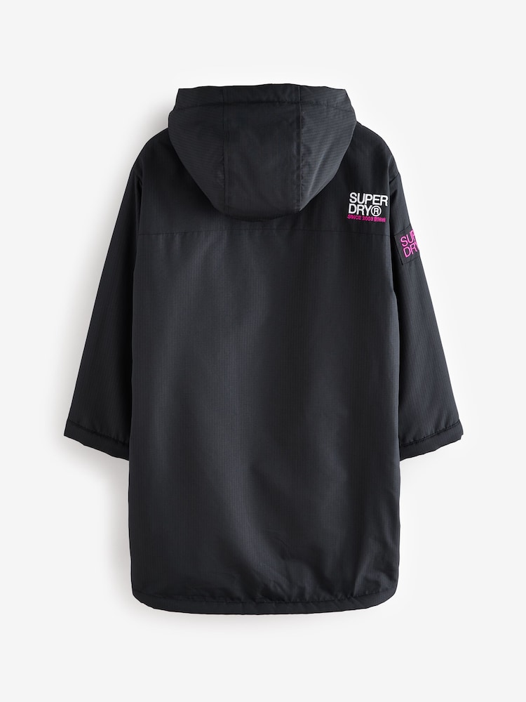 Negru/roz - Halat de schimb Superdry - Image 3 of 5