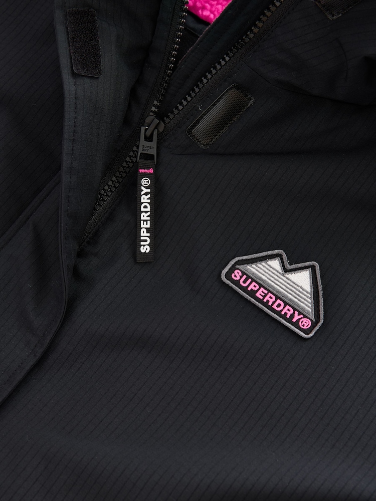 Negru/roz - Halat de schimb Superdry - Image 4 of 5