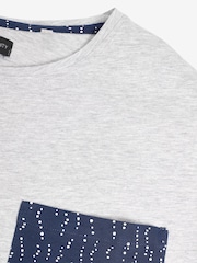Navy Spot Maternity Short Sleeve Pyjamas - Image 3 of 3