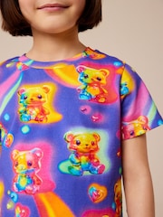 Purple/Rainbow Bears T-Shirt (3-16yrs) - Image 4 of 7