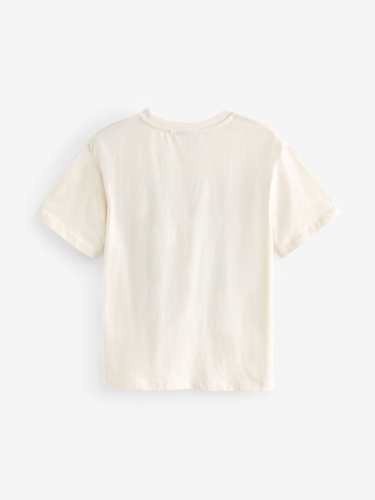 White Selena Gomez Oversized License T-Shirt (3-16yrs) - Image 7 of 8