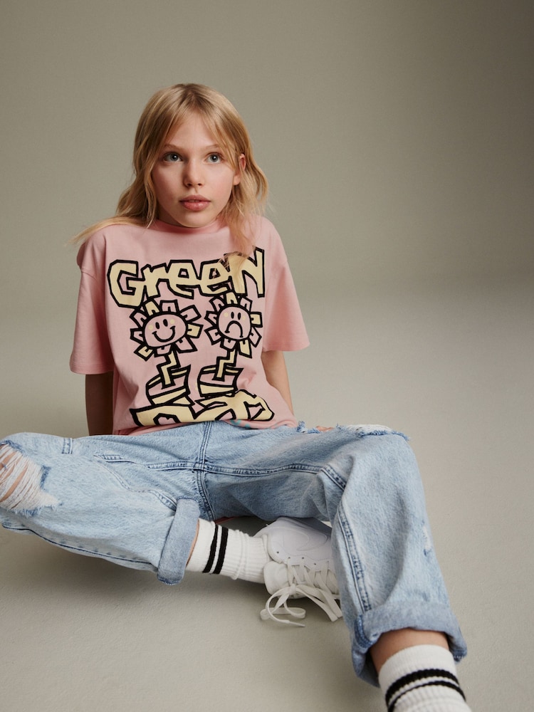 Pink Green Day Band License T-Shirt (3-16yrs) - Image 2 of 6