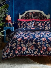 Joe Browns Blue Flamboyant Florals Reversible Bed Set - Image 4 of 6