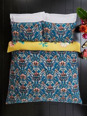 Joe Browns Yellow Contemporary Chinoiserie Reversible Bed Set - Image 3 of 6