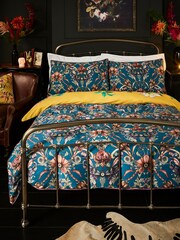 Joe Browns Yellow Contemporary Chinoiserie Reversible Bed Set - Image 4 of 6
