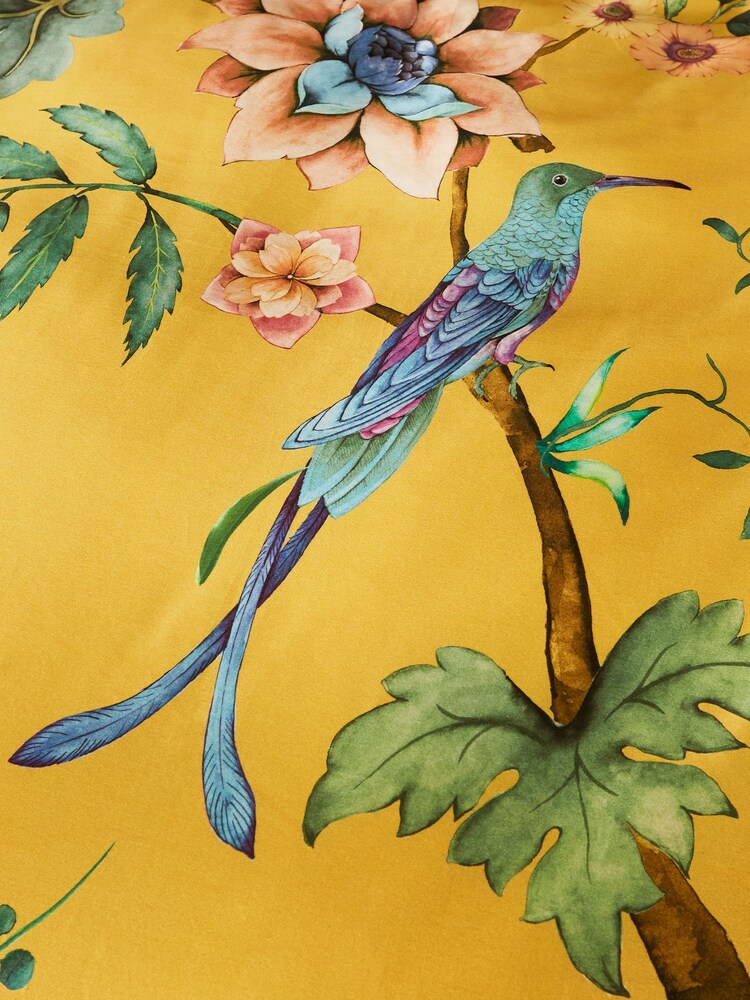 Joe Browns Yellow Contemporary Chinoiserie Reversible Bed Set - Image 6 of 6