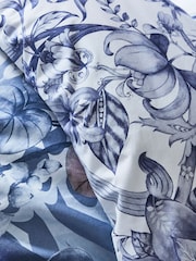Joe Browns Blue Poised Peacocks Reversible Bed Set - Image 5 of 6