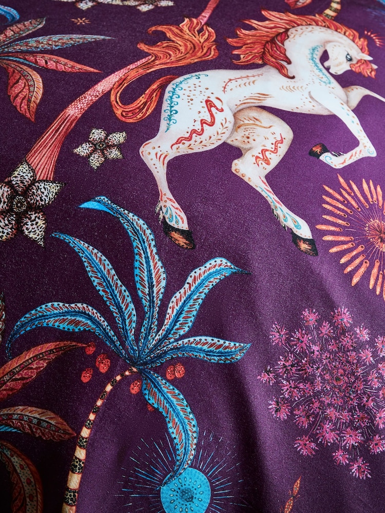 Joe Browns Purple Hypnotic Horses Reversible Bed Set - Image 6 of 6