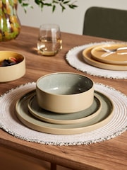 12 Pieces Joni Reactive Glaze Cina Set - Image 2 of 4