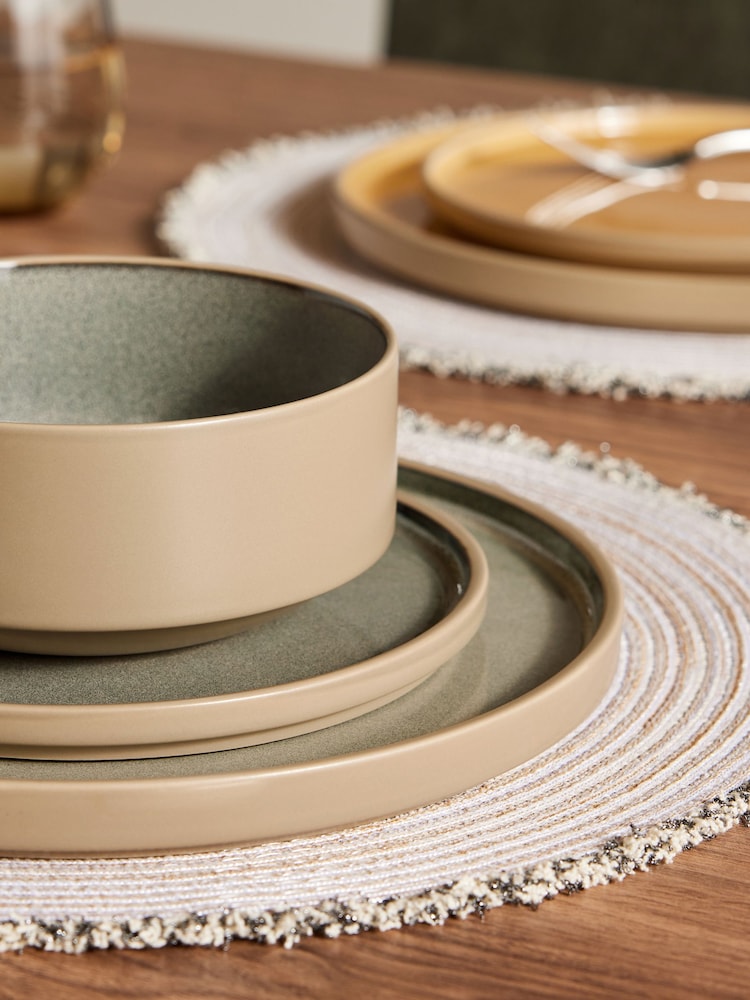 12 Pieces Service de table Joni Reactive Glaze - Image 3 of 4