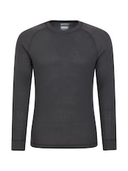 Mountain Warehouse Grey Talus Mens Round Neck Thermal Top - Image 1 of 3