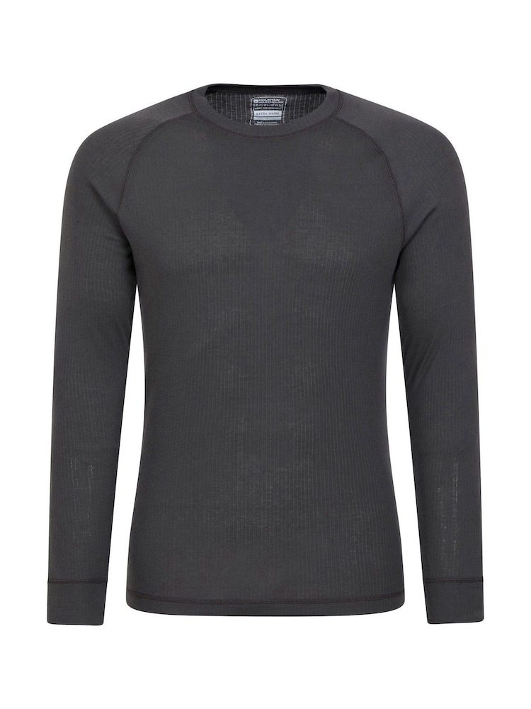 Mountain Warehouse Grey Talus Mens Round Neck Thermal Top - Image 1 of 3