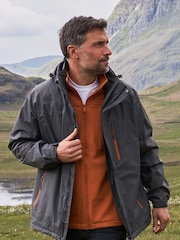 Mountain Warehouse Grey Bracken Extreme Mens Waterproof 3-In-1 Jacket - Image 1 of 6