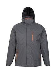 Mountain Warehouse Grey Bracken Extreme Mens Waterproof 3-In-1 Jacket - Image 6 of 6