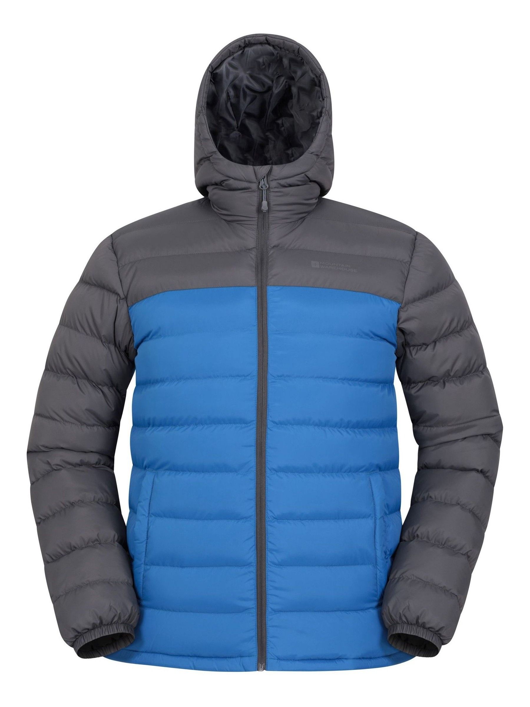 Buy Mountain Warehouse Light Blue Seasons II Mens Water Resistant Padded Jacket from Next Luxembourg