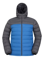 Mountain Warehouse Light Blue Seasons II Mens Water Resistant Padded Jacket - Image 2 of 7